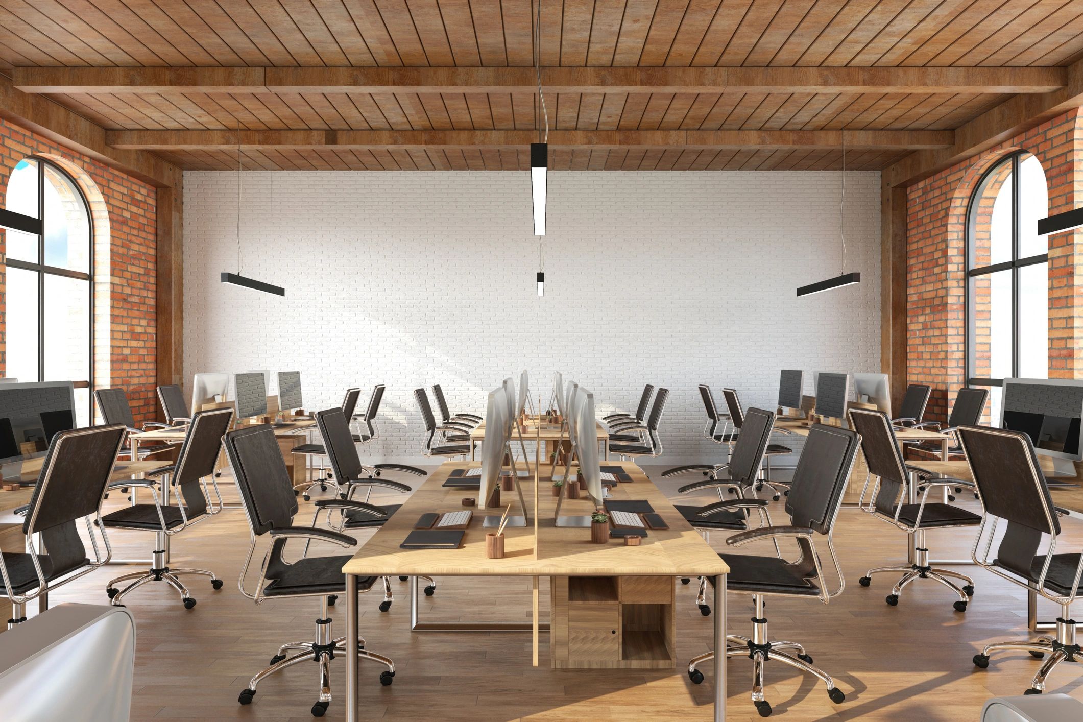 Modern editorial workspace